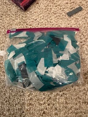 Philadelphia eagles Super Bowl Teal and White Confetti Mix